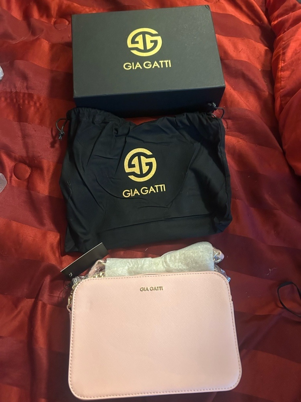 Gia gatti Women's Pink Crossbody Bag